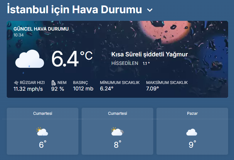 İstanbul Hava Durumu: 23 Kasım 2024 Cumartesi Güncel Tahminler ve Uyarılar 4 İstanbul Hava Durumu