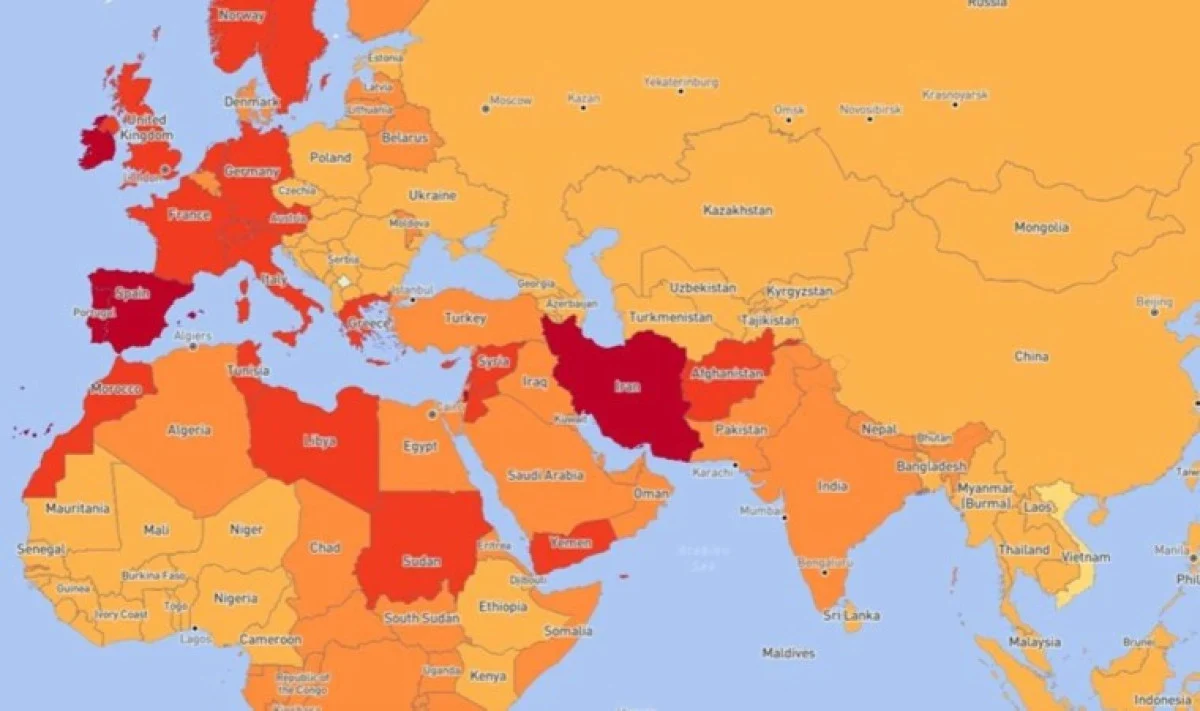 Dünya Akıl Sağlığı Haritası Açıklandı! Türkiye’nin Akıl Sağlığı Kategorisi Şaşırttı 4 Akıl Sağlığı Haritası